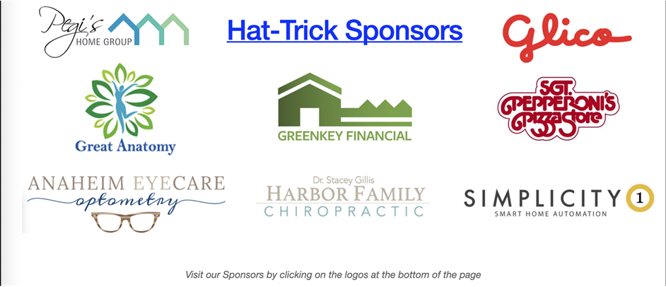 Thank You to Our 2023-24 Hat-Trick Sponsors!